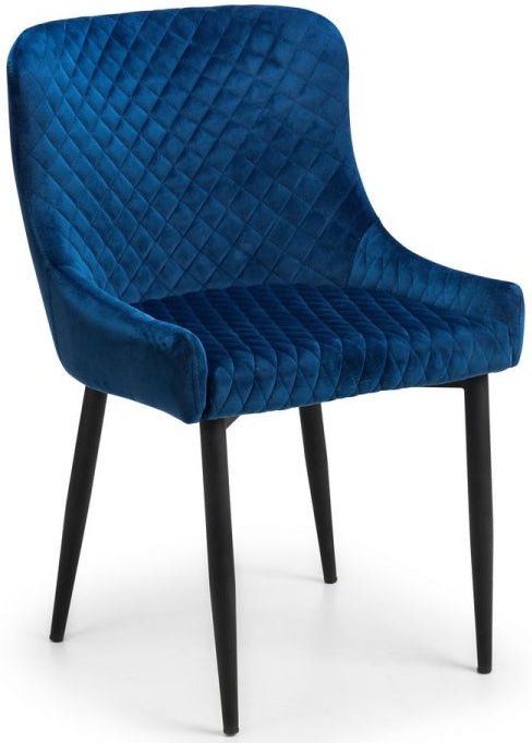 Luxe Velvet Dining Chair - Julian Bowen