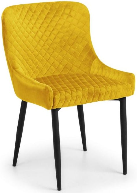 Luxe Velvet Dining Chair - Julian Bowen
