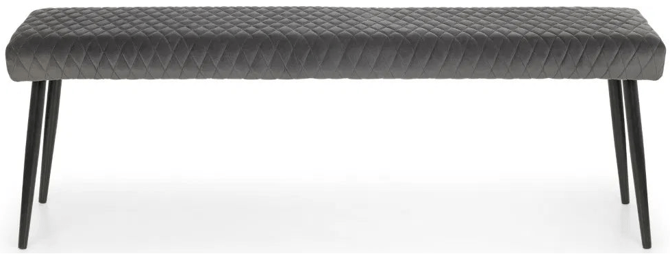 Luxe Velvet Low Dining Bench - Julian Bowen