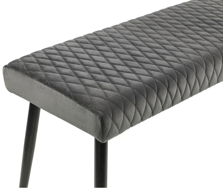 Luxe Velvet Low Dining Bench - Julian Bowen