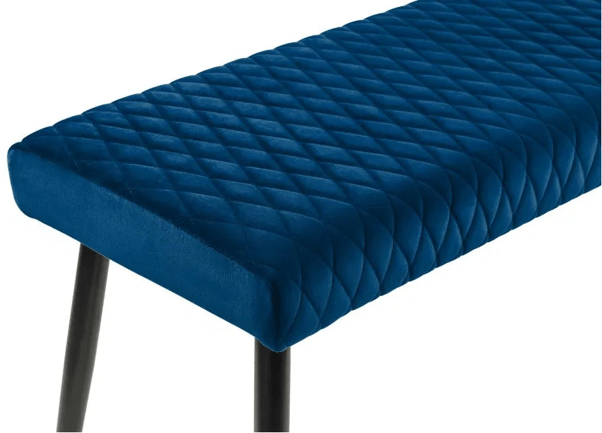 Luxe Velvet Low Dining Bench - Julian Bowen