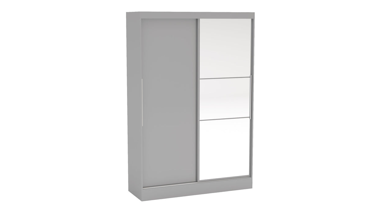 Lynx 2 Door Sliding Mirrored Wardrobe - Birlea