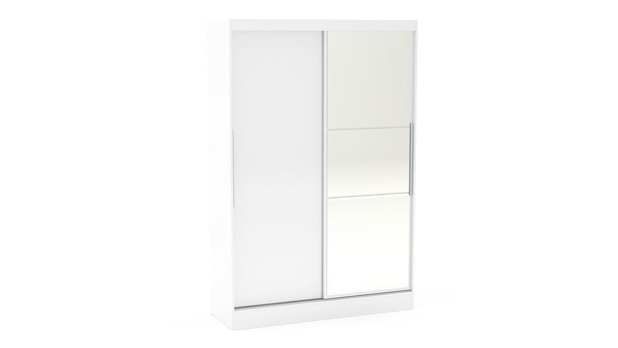 Lynx 2 Door Sliding Mirrored Wardrobe - Birlea