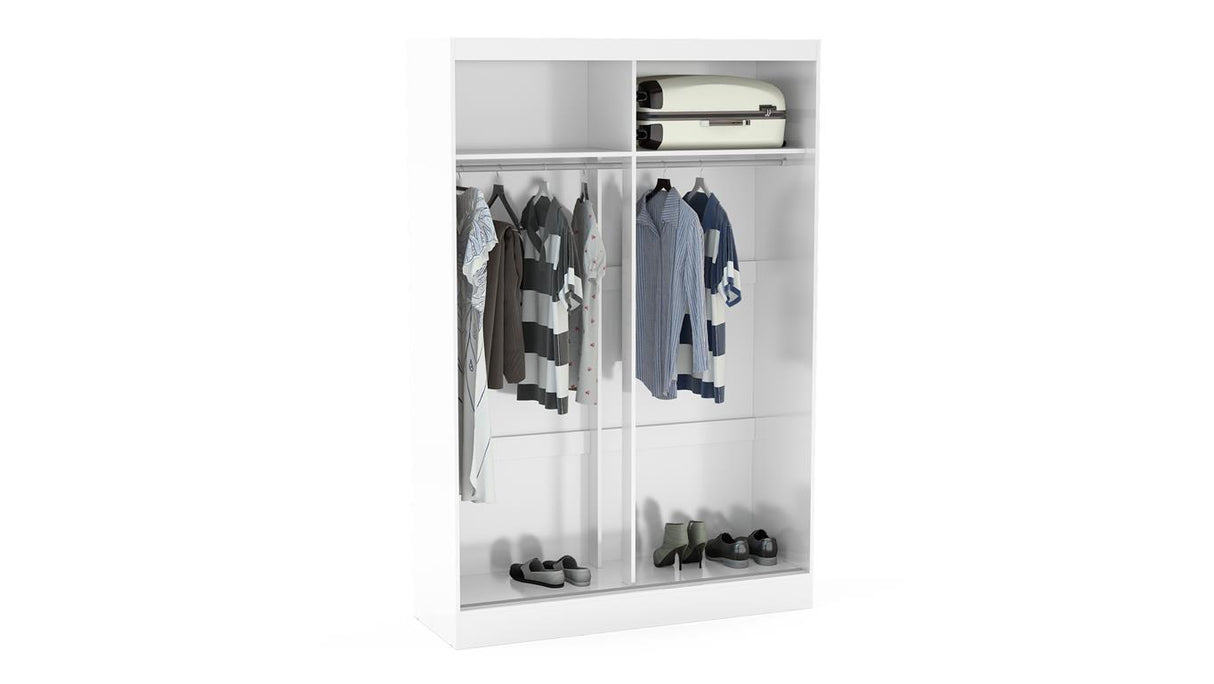 Lynx 2 Door Sliding Mirrored Wardrobe - Birlea