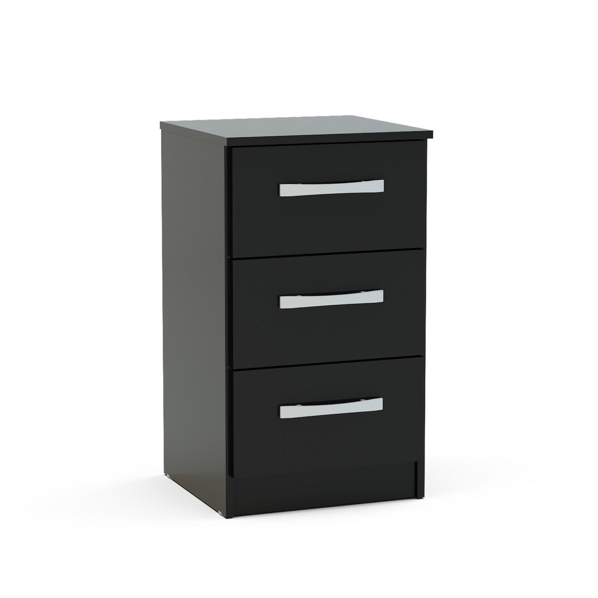 Lynx 3 Drawer Bedside Chest - Birlea