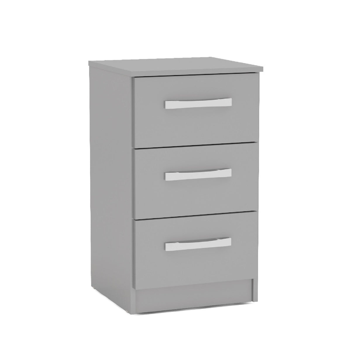 Lynx 3 Drawer Bedside Chest - Birlea