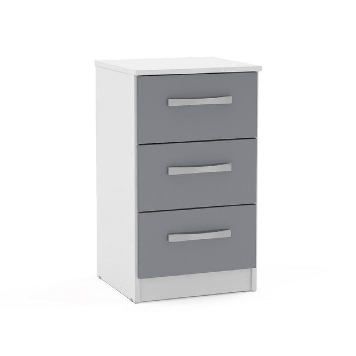 Lynx 3 Drawer Bedside Chest - Birlea