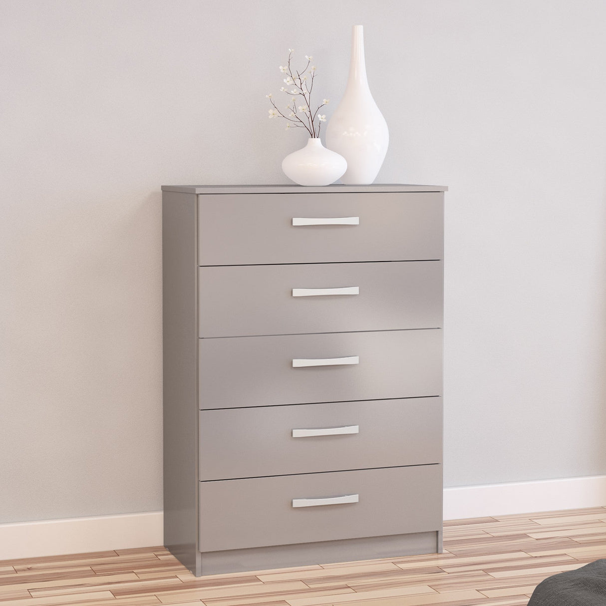 Lynx 5 Drawer Chest - Birlea
