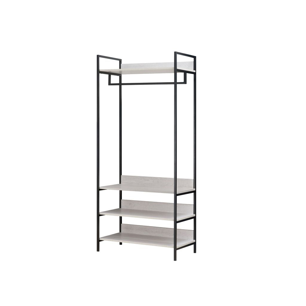 Alva Open Wardrobe with 2 Drawers 3 Piece Bedroom Set