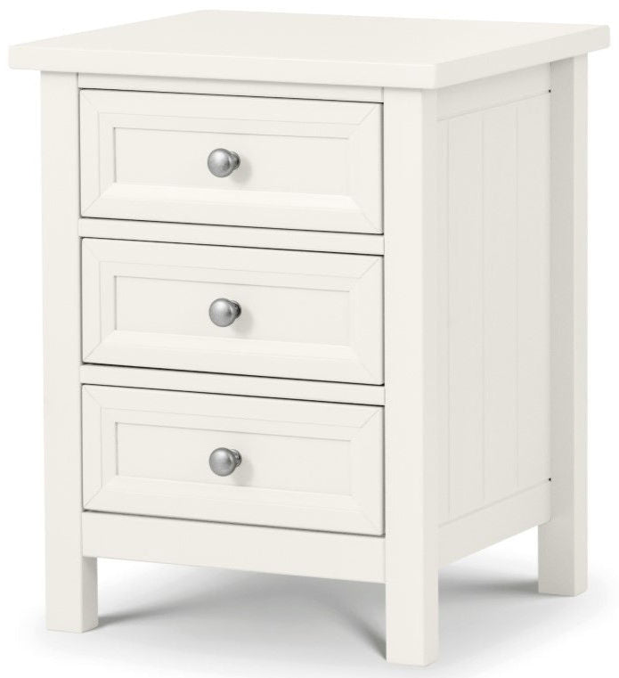 Maine 3 Drawer Bedside - Julian Bowen