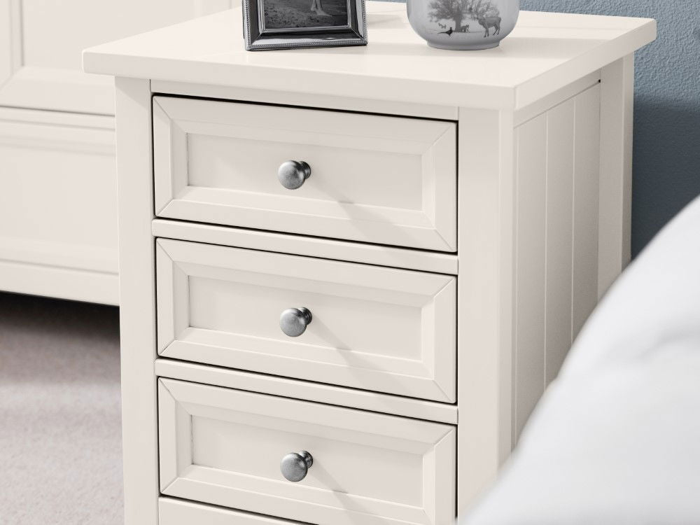 Maine 3 Drawer Bedside - Julian Bowen
