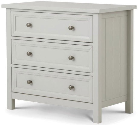 Maine 3 Drawer Wide Chest - Julian Bowen
