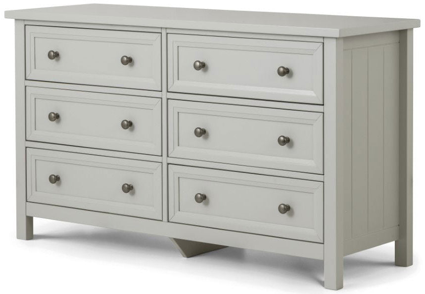 Maine 6 Drawer Wide Chest - Julian Bowen
