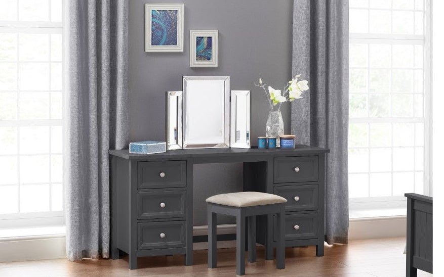 Maine Dressing Table Stool - Julian Bowen