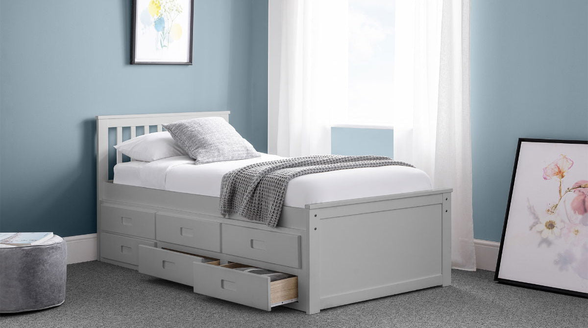 Maisie Bed With Underbed And Drawers - Julian Bowen