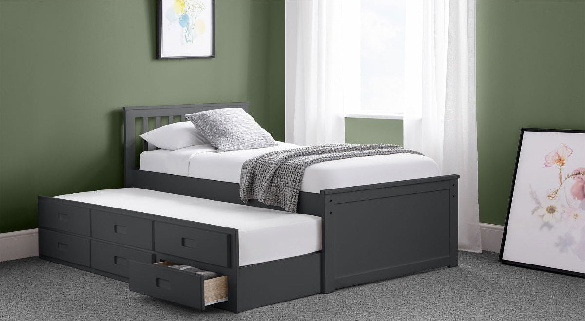 Maisie Bed With Underbed And Drawers - Julian Bowen