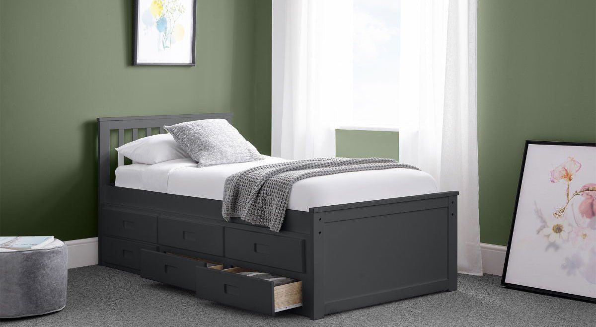 Maisie Bed With Underbed And Drawers - Julian Bowen