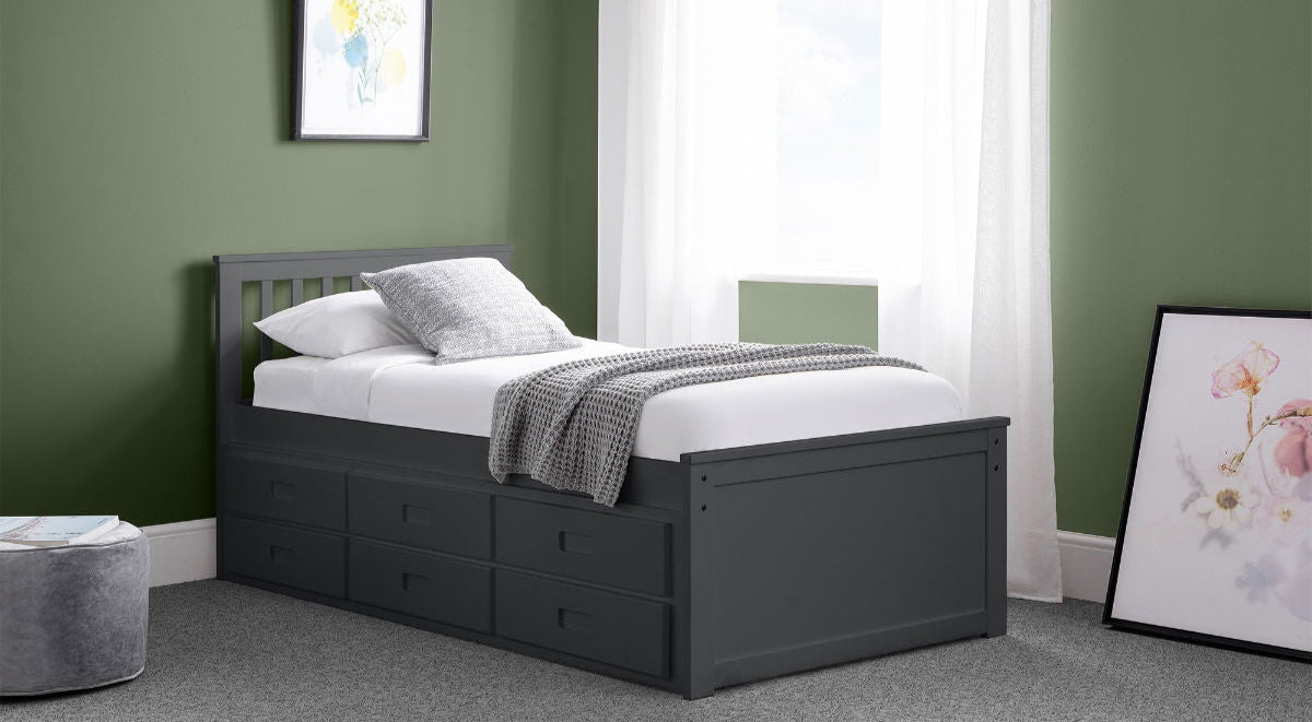 Maisie Bed With Underbed And Drawers - Julian Bowen