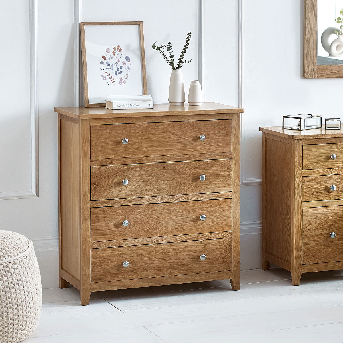 Mallory 4 Drawer Chest - Julian Bowen