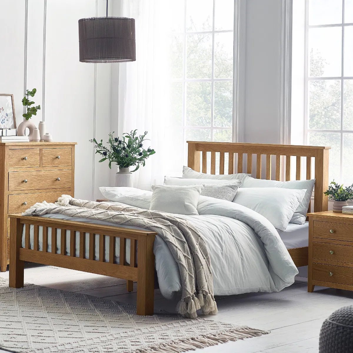 Mallory High Foot End Bed Frame - Julian Bowen