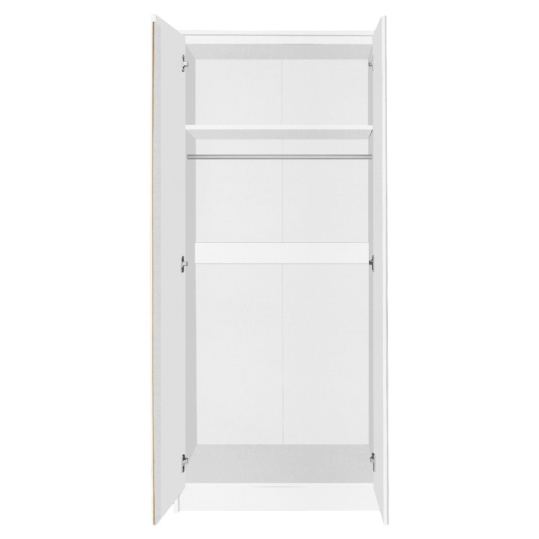 Malvern 2 Door Double Wardrobe - Seconique
