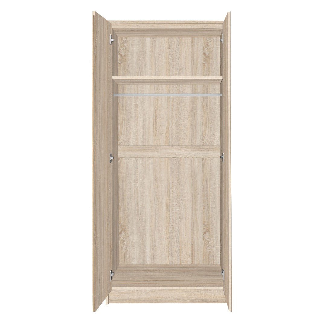 Malvern 2 Door Double Wardrobe - Seconique