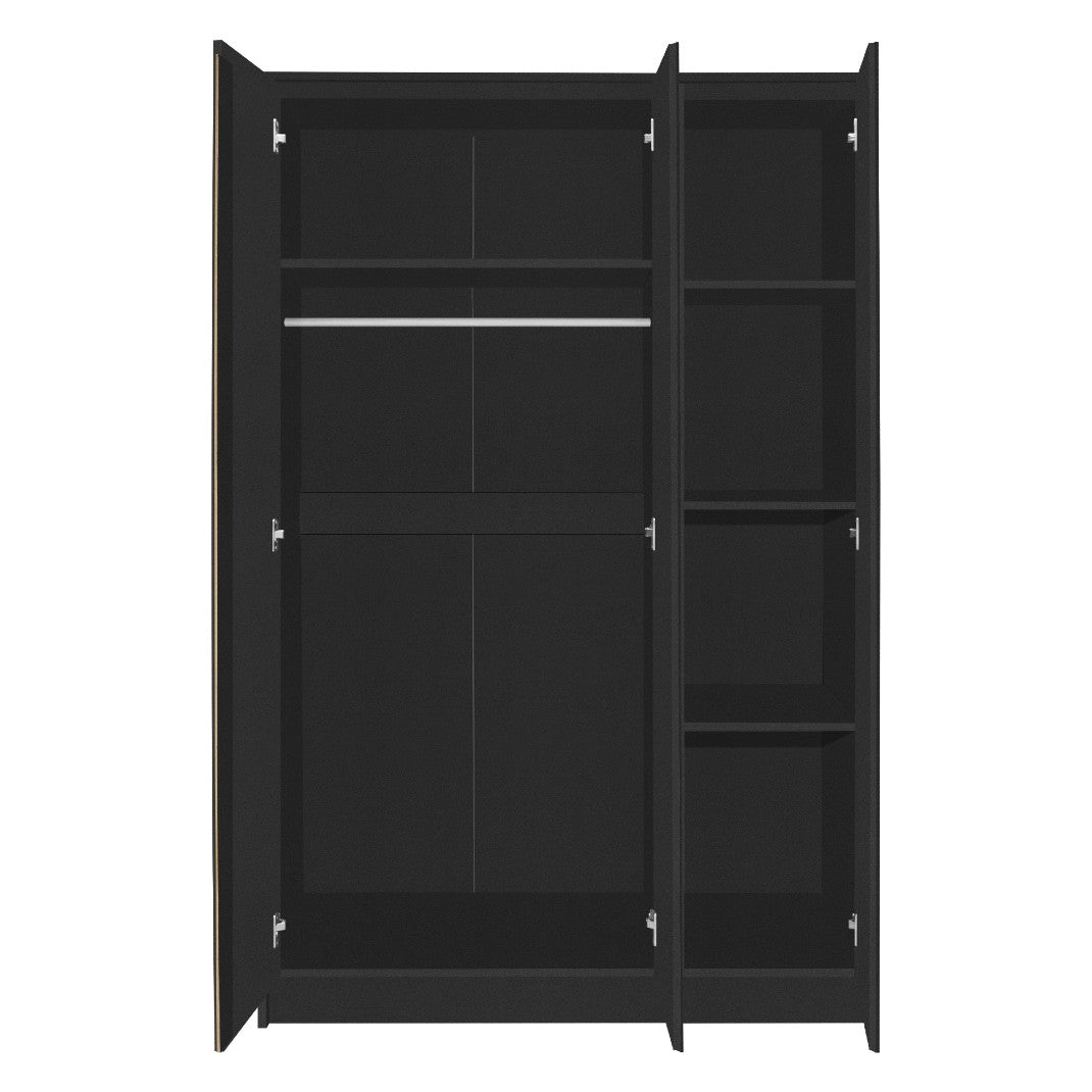 Malvern 3 Door Triple Wardrobe - Seconique
