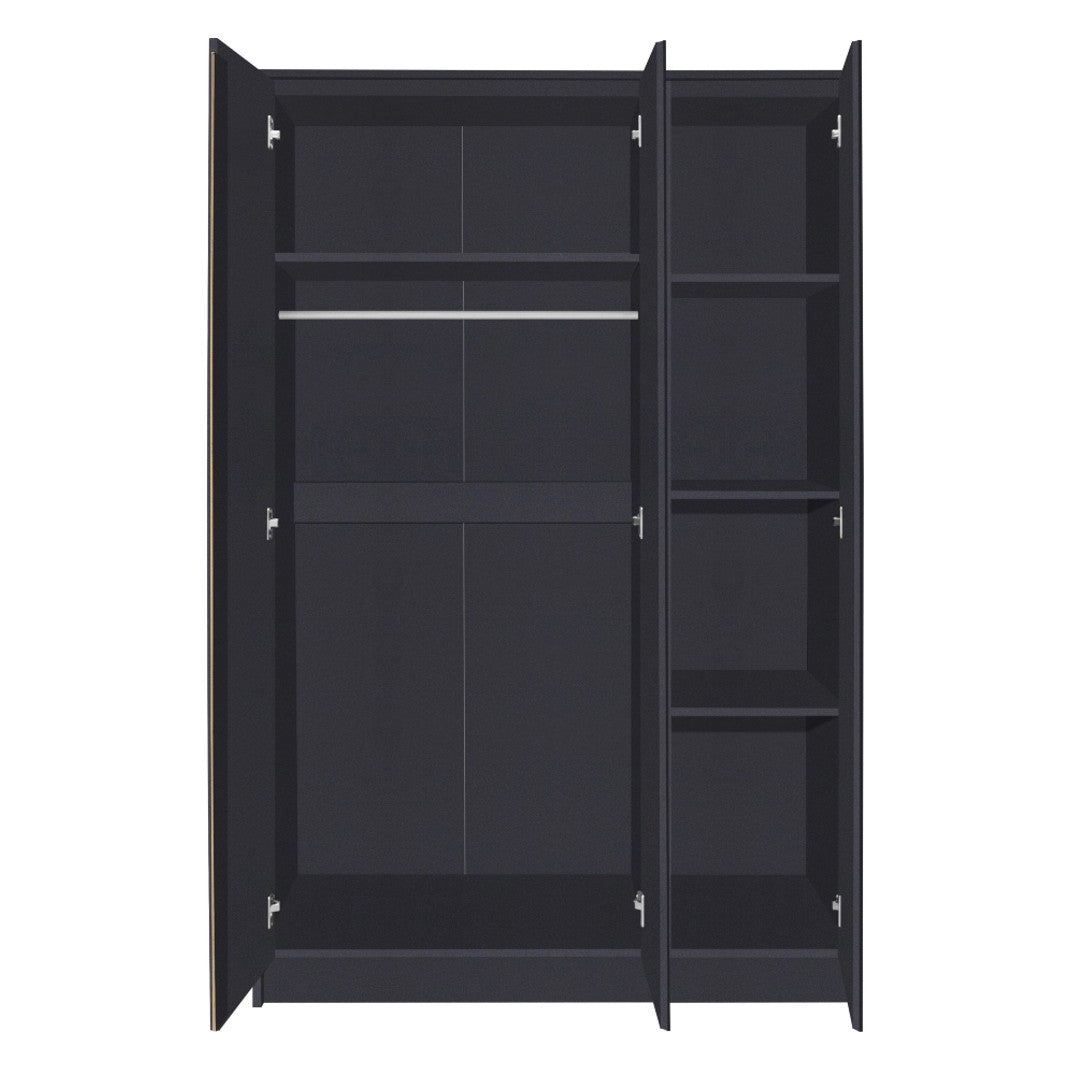 Malvern 3 Door Triple Wardrobe - Seconique