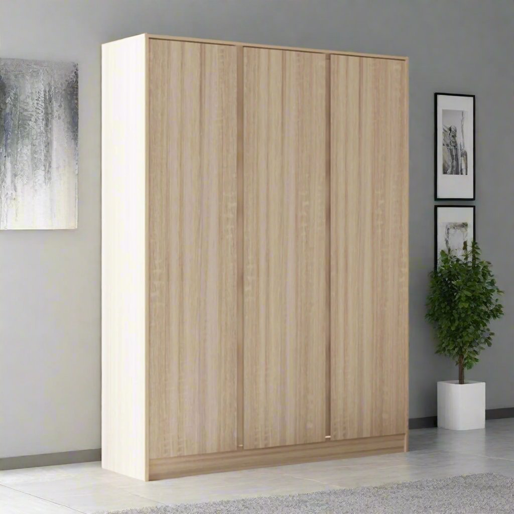 Malvern 3 Door Triple Wardrobe - Seconique