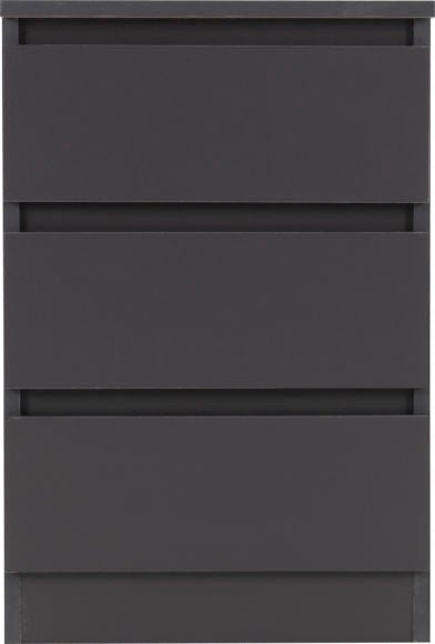 Malvern 3 Drawer Bedside Table - Seconique