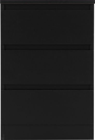 Malvern 3 Drawer Bedside Table - Seconique