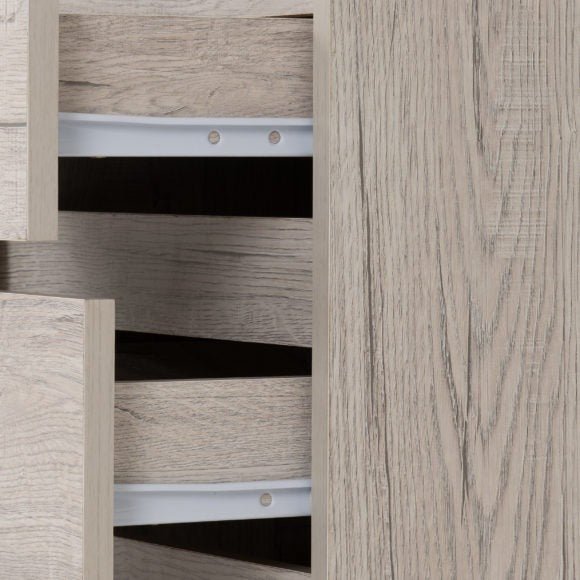 Malvern 3 Drawer Bedside Table - Seconique