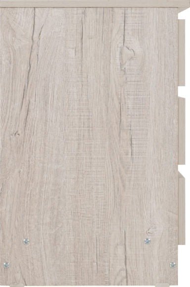 Malvern 3 Drawer Bedside Table - Seconique