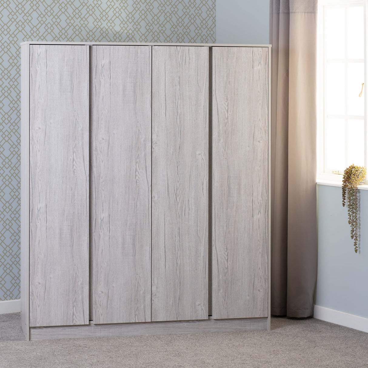 Malvern 4 Door Wardrobe - Seconique