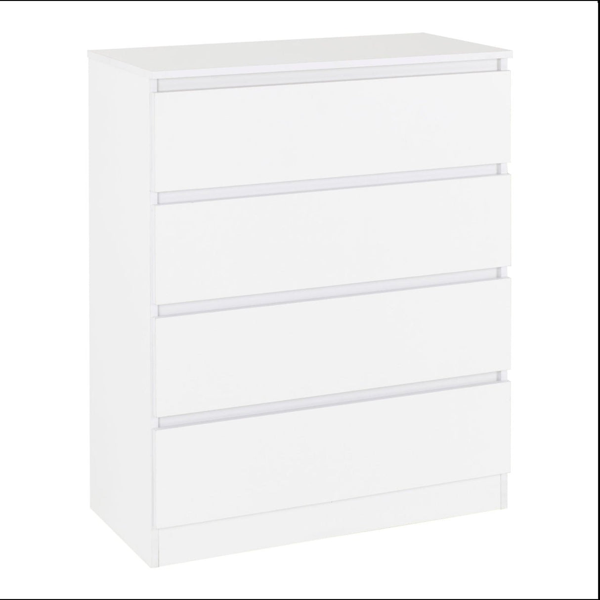 Malvern 4 Piece Bedroom Set With 2 Door Double Wardrobe - Seconique