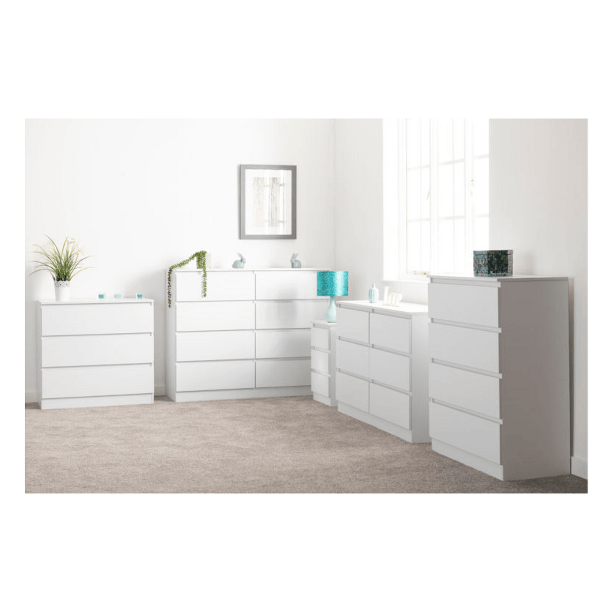 Malvern 8 Drawer Chest - Seconique