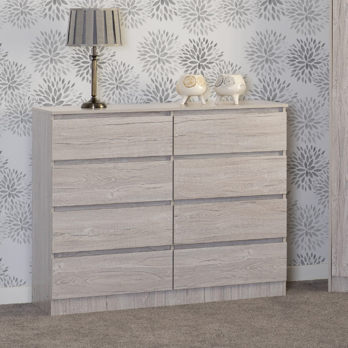 Malvern 8 Drawer Chest - Seconique