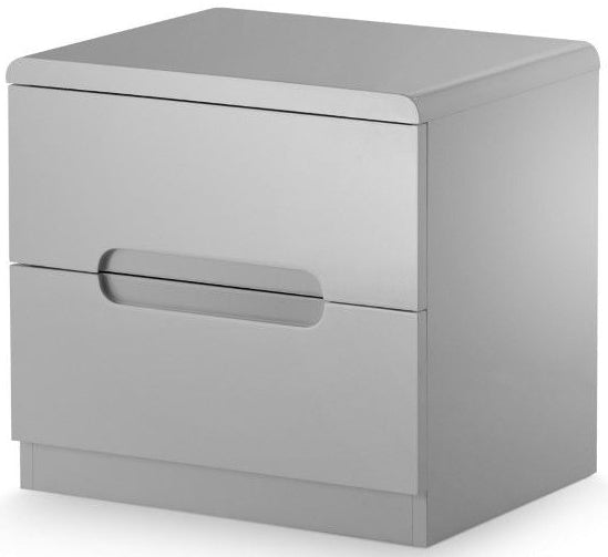 Manhattan 2 Drawer Bedside - Julian Bowen