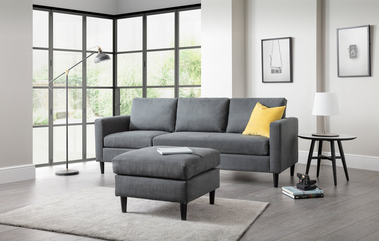 Marant Linen Corner Sofa - Julian Bowen