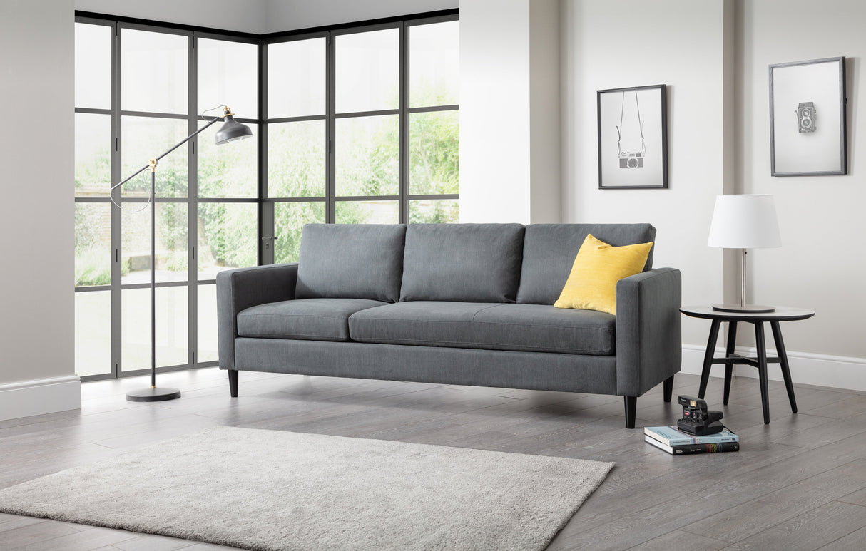 Marant Linen Corner Sofa - Julian Bowen