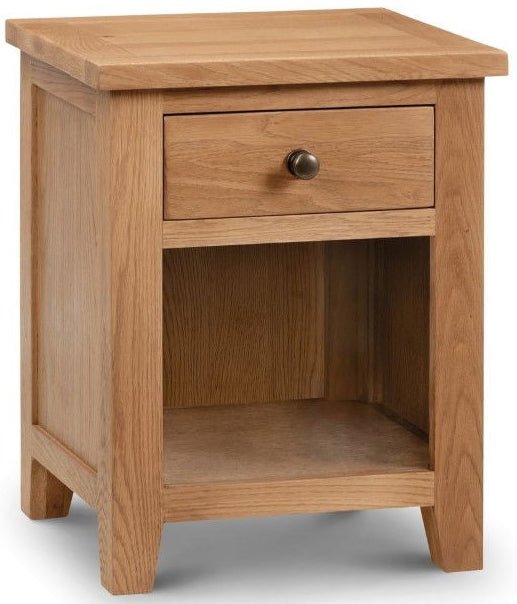 Marlborough 1 Drawer Bedside - Julian Bowen