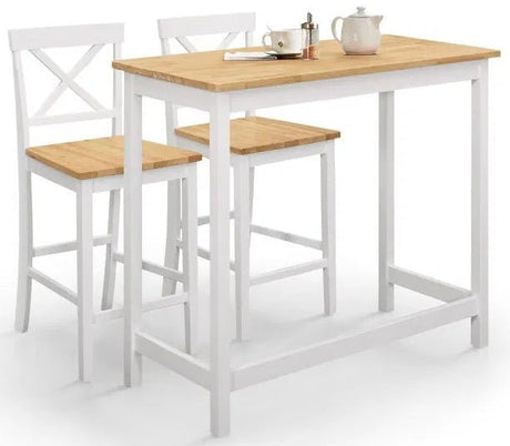 Marlow Bar Set with 2 Bar Stools - Julian Bowen