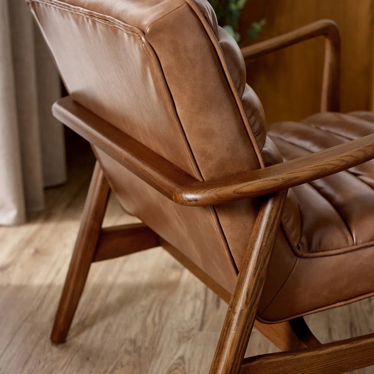 Marshall Faux Leather Accent Chair - Julian Bowen