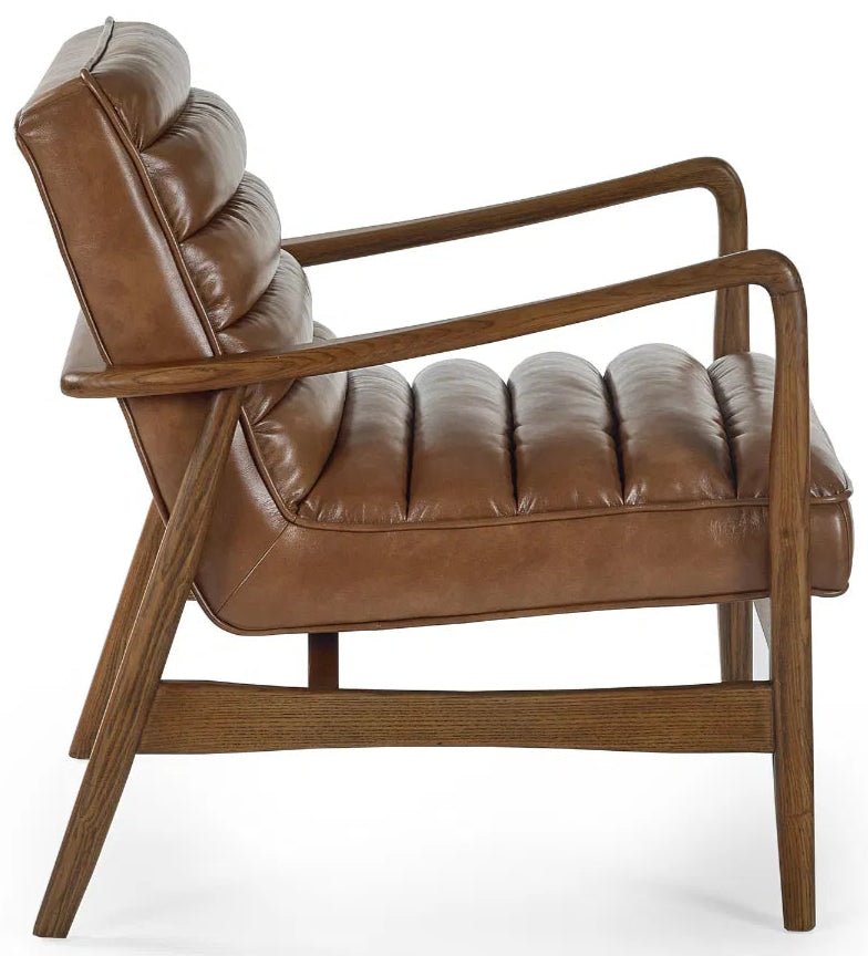 Marshall Faux Leather Accent Chair - Julian Bowen