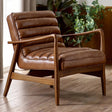 Marshall Faux Leather Accent Chair - Julian Bowen