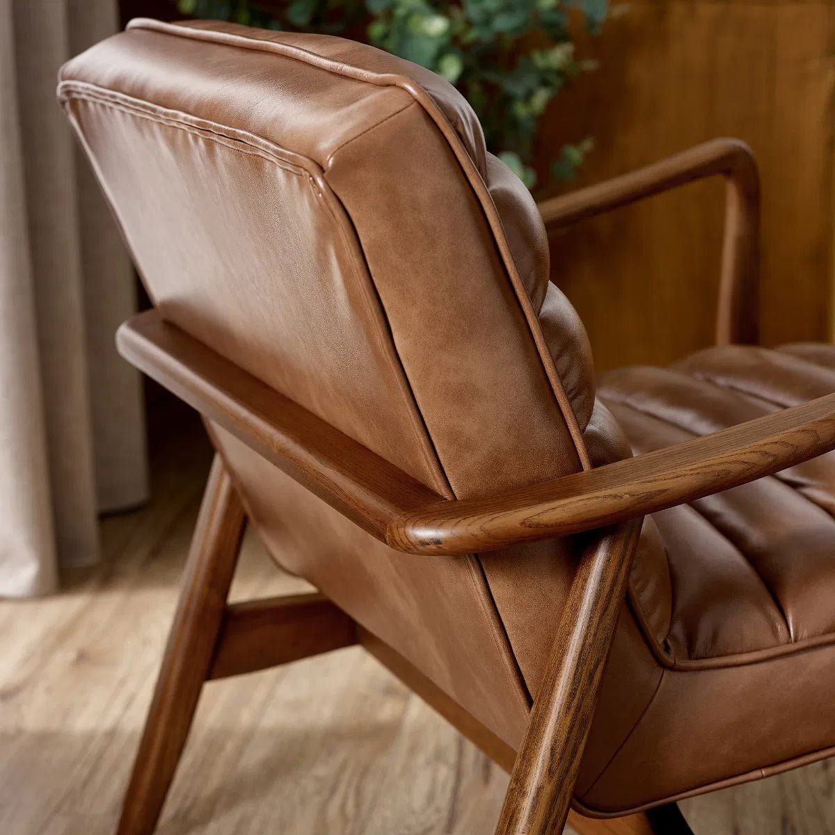 Marshall Faux Leather Accent Chair - Julian Bowen