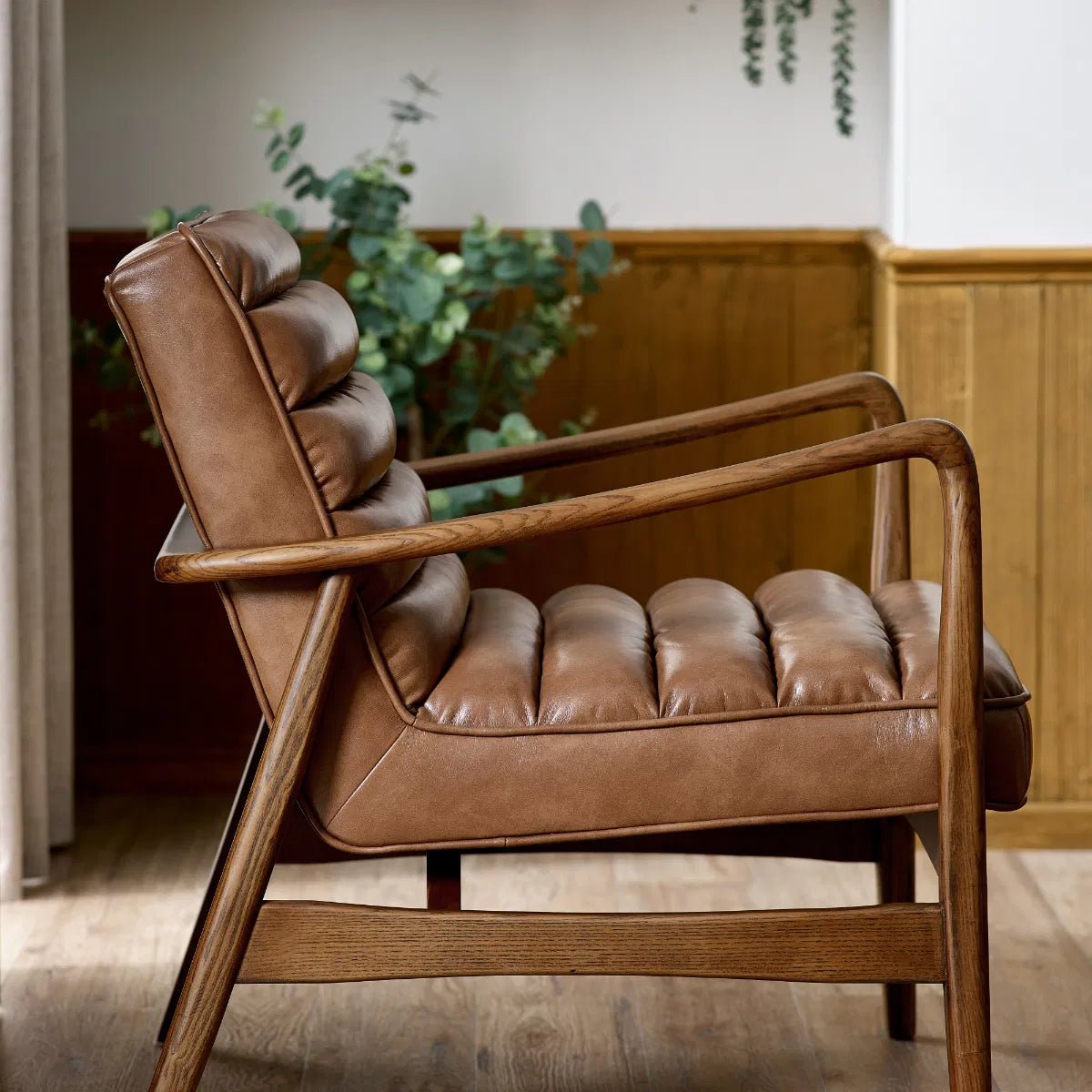 Marshall Faux Leather Accent Chair - Julian Bowen