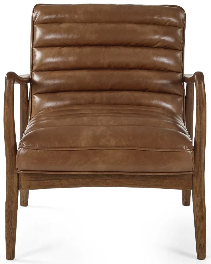 Marshall Faux Leather Accent Chair - Julian Bowen