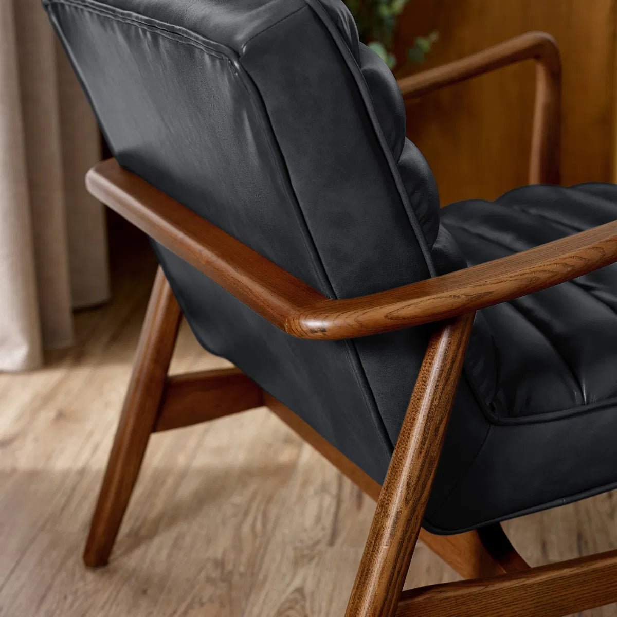 Marshall Faux Leather Accent Chair - Julian Bowen