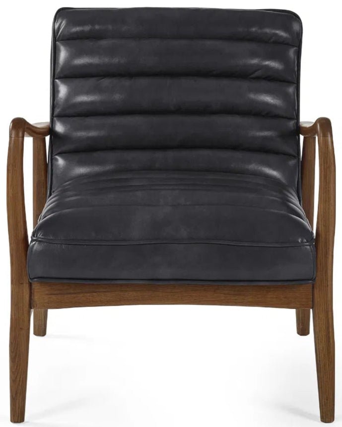 Marshall Faux Leather Accent Chair - Julian Bowen